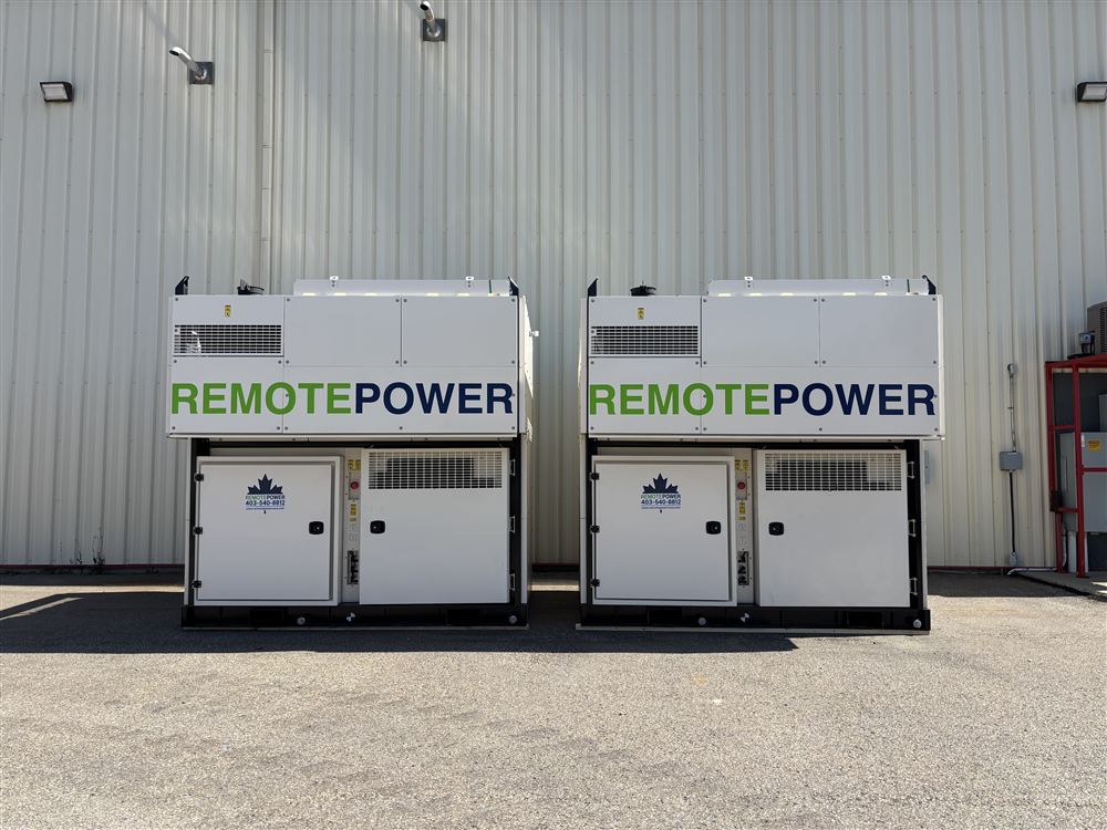 Two paralleled Remote Power propane units at a commercial site